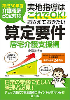 平成３０年度介護報酬改定対応　実地指導はこれでＯＫ！おさえておきたい算定要件【居宅介護支援編】
