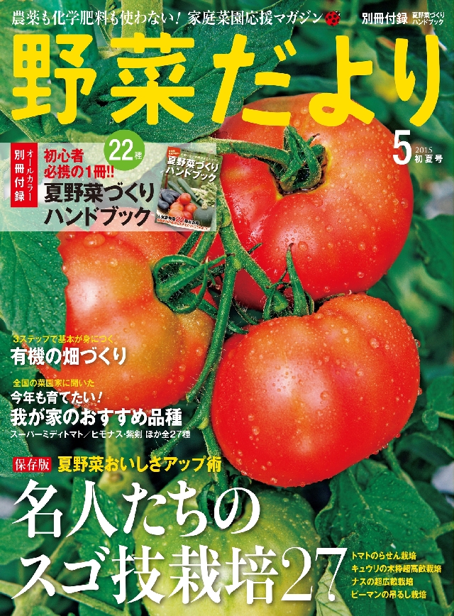 家庭菜園誌 野菜だより 2017初夏号 - 趣味