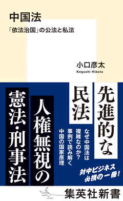 中国法　「依法治国」の公法と私法