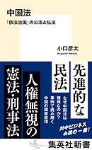 中国法　「依法治国」の公法と私法