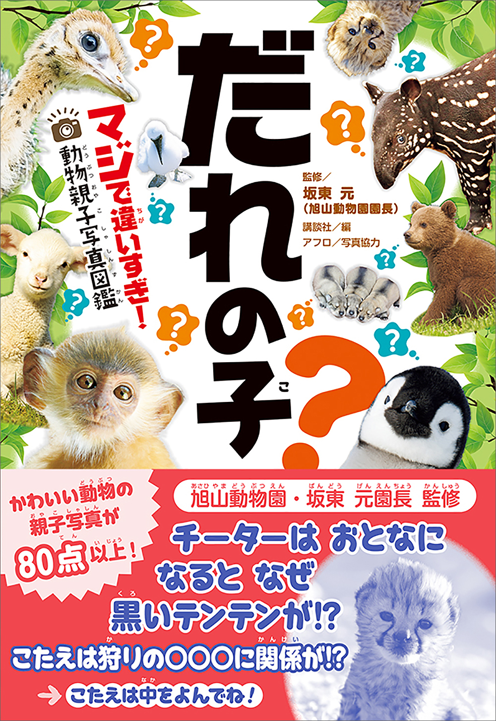 だれの子 マジで違いすぎ 動物親子写真図鑑 講談社 坂東元 漫画 無料試し読みなら 電子書籍ストア ブックライブ