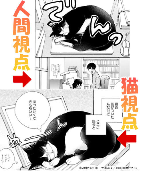 同居人はひざ、時々、頭のうえ。 試し読み