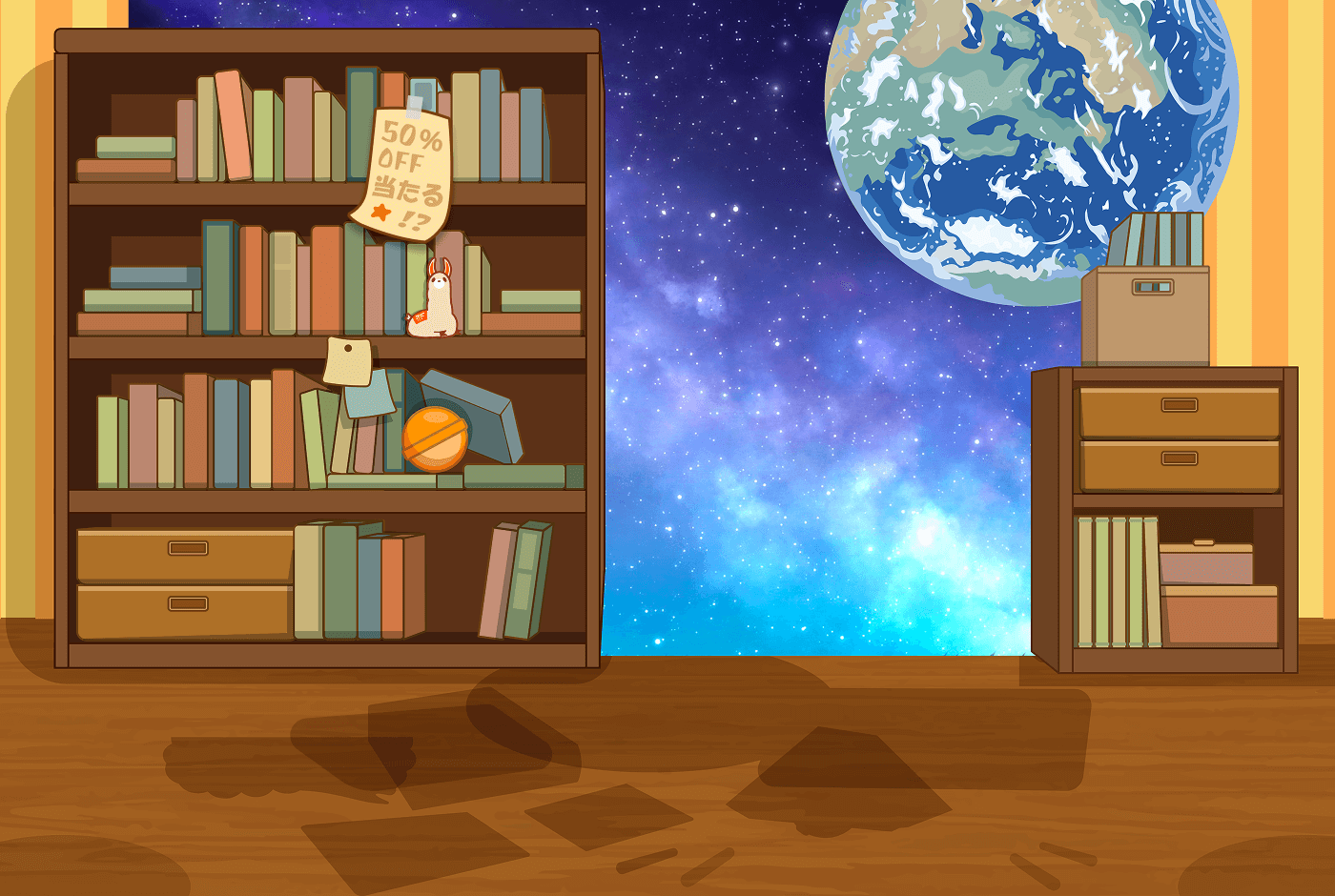 KADOKAWAマンガ50%OFFガチャの背景画像