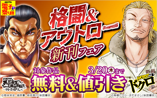 【AKITA電子祭り 冬の陣】格闘＆アウトロー新刊フェア