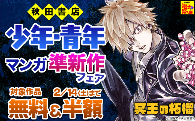 【AKITA電子祭り 冬の陣】【秋田書店】少年・青年マンガ準新作フェア