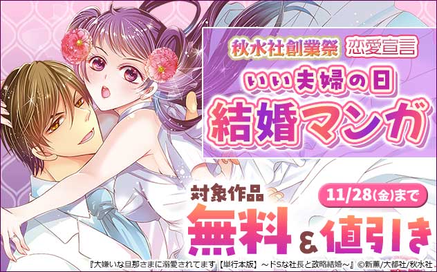 恋愛宣言☆いい夫婦の日 結婚マンガ