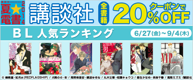 【BL小説】夏☆電書2014