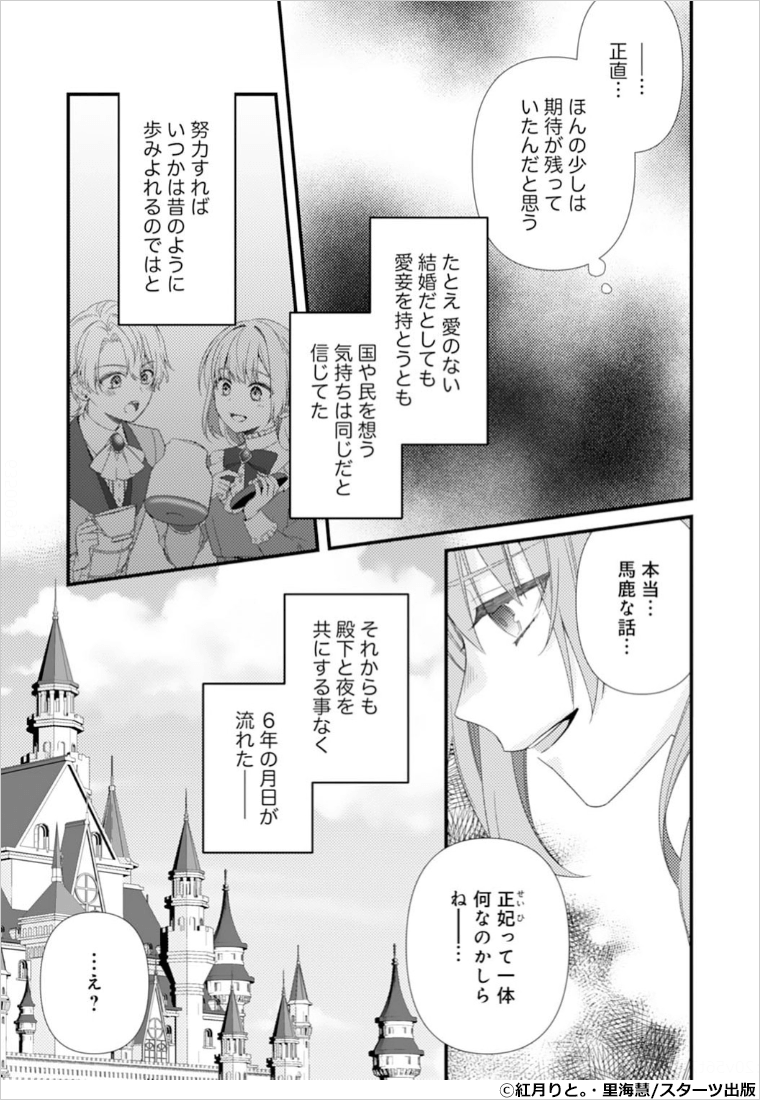 捨てられた妃　めでたく離縁が成立したので出ていったら、竜国の王太子からの溺愛が待っていました